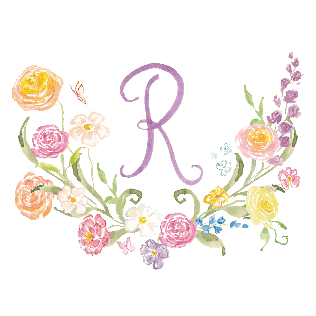 Riles floral crest
